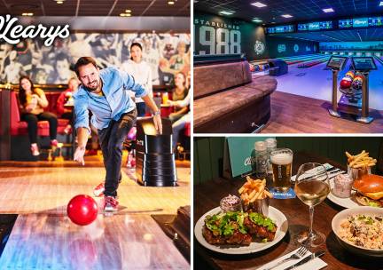 Bowlen (50 min) + hoofdgerecht naar keuze bij O'Learys