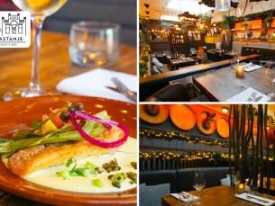 3-gangen shared dining-diner bij Restaurant De Kastanje