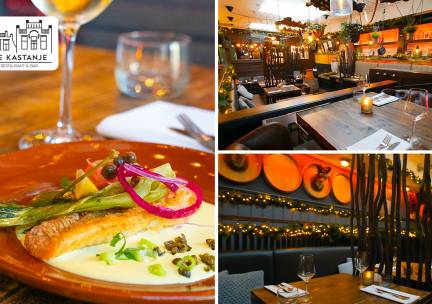 3-gangen shared dining-diner bij Restaurant De Kastanje