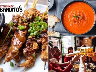 3-gangen keuzediner bij Steakhouse Bandito's