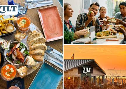 Shared lunch bij Strandpaviljoen Zilt