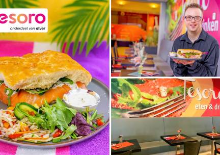 2-gangen keuzelunch bij Tesoro Eten & Drinken