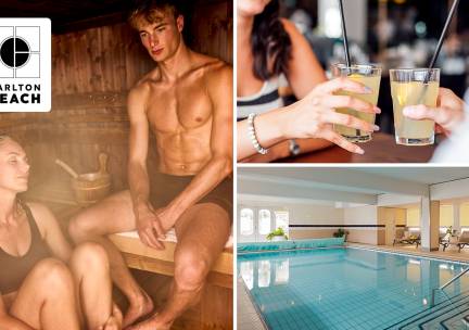 Saunadag + evt. zonnebank + drankje bij Carlton Beach - Beach Body