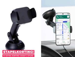 Auto Telefoonhouder Met Draadloze Lader - Handsfree Navigeren En Opladen Te ...