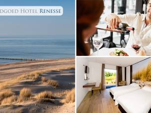Overnachting(en) voor 2 + ontbijt + hoofdgerecht in Renesse