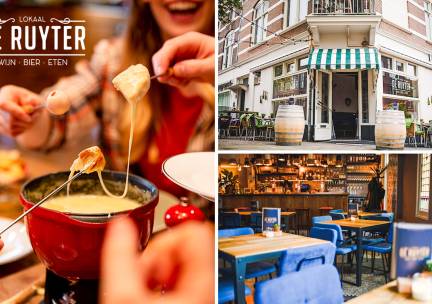 Kaasfondue bij Lokaal de Ruyter in Nijmegen