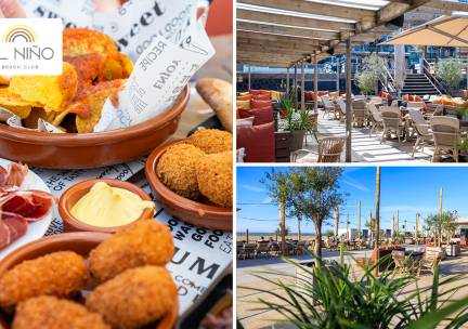 Tapasarrangement voor 2 personen bij El NiÃ±o Beach Club