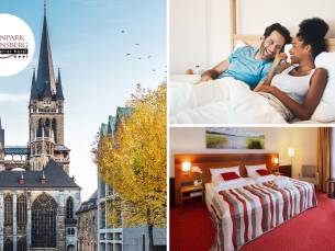 Overnachting voor 2 + evt. ontbijt bij A&S City Hotel Am Rosenpark in Aken