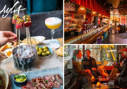 Shared dining of diner van de chef bij restaurant Ayla