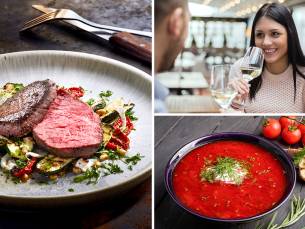 3-gangendiner bij San Abram in hartje Amsterdam