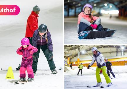 Introductie- of privÃ©les (1 uur) + vrij skiÃ«n of snowboarden (1 uur)