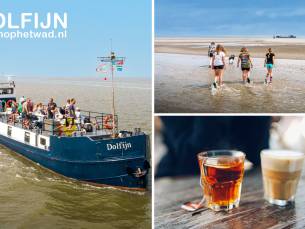 Vaartocht op de Waddenzee (2 of 4 uur) + koffie/thee of evenement naar keuze
