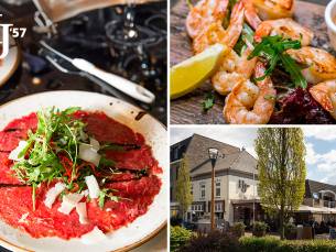 3-gangen verrassingsmenu bij Restaurant HJ'57
