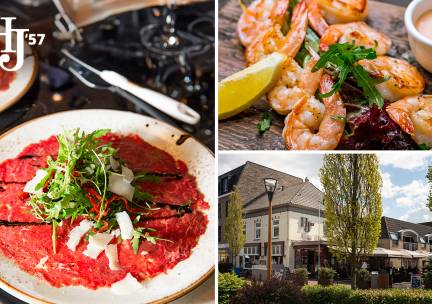 3-gangen verrassingsmenu bij Restaurant HJ'57