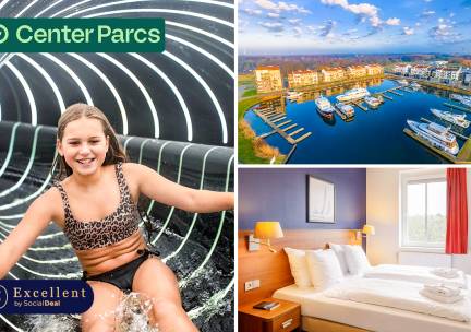 Overnachtingen voor 4 tot 6 personen bij Center Parcs De Eemhof Waterfrontsuites