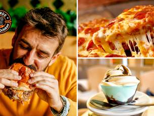 Burger of hoofdgerecht + nagerecht naar keuze