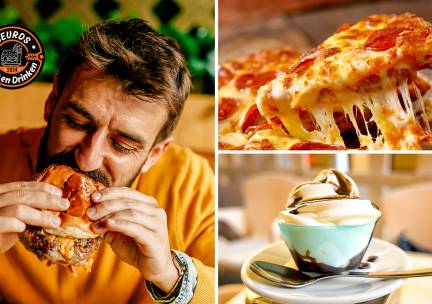 Burger of hoofdgerecht + nagerecht naar keuze