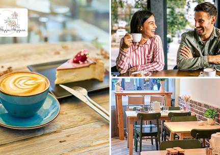 Warme drank naar keuze + zoete plank bij HapjeHeppie