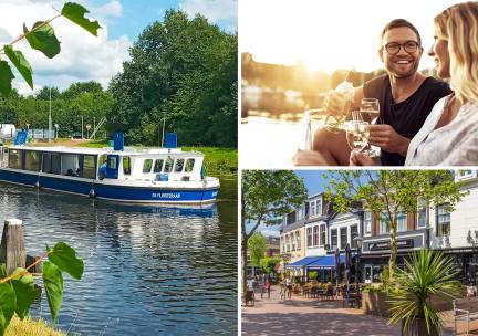 Historische rondvaarttocht Assen incl. drankje OF een vaar & shop arrangement