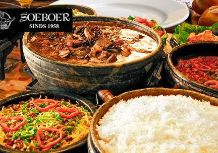 3-gangen rijsttafel bij Restaurant SoeBoer in Den Haag