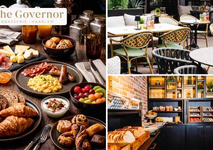 Onbeperkt ontbijtbuffet incl. dranken bij The Governor