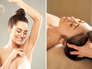 Head spa (60 min), voetmassage (30 min) of waxbehandeling naar keuze