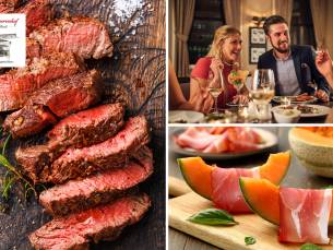 2- of 3-gangenlunch of -diner Ã  la carte