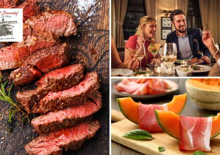 2- of 3-gangenlunch of -diner à la carte