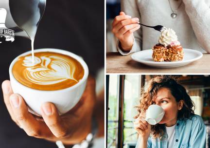 Koffie naar keuze + gebak met slagroom of barista-workshop (2 uur) in hartje Groningen