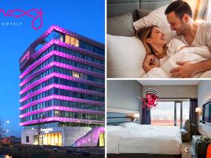 Overnachting voor 2 in een queen kamer + welkomstdrankje + evt. ontbijt in Amsterdam