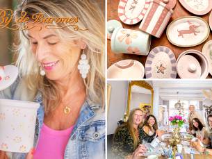 Workshop keramiek schilderen + gebak + koffie/thee of 3 glazen wijn + borrelplank (2,5 uur)