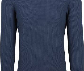 Suitable Respect Mamase Pullover Mid Blauw