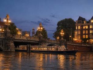Avondrondvaart door Amsterdam (75 minuten)