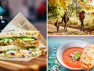 Wandelarrangement + gebak + warme drank en/of 2-gangenlunch bij Riverside Outdoor & Events