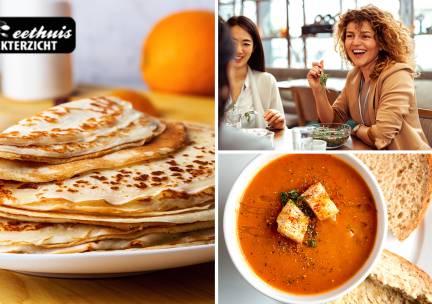 3-gangen pannenkoekendiner of -lunch bij Eethuis Eekterzicht