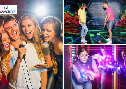 Glow in the dark minigolf, lasergamen of karaoke in hartje Nijmegen