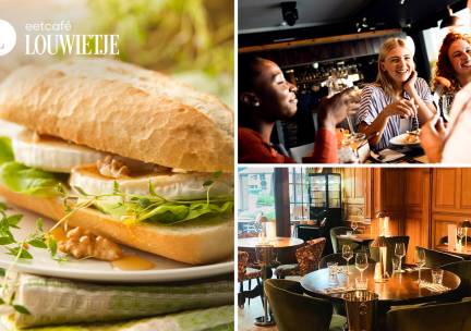 2-gangen keuzelunch bij EetcafÃ© Louwietje
