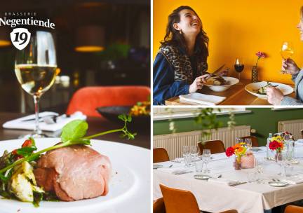 3-gangendiner Ã  la carte bij Brasserie de Negentiende