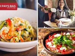 3-gangen keuzediner bij Aux Pays Bas