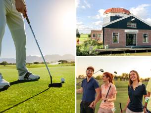 Greenfee voor 9 of 18 holes + evt. huur tas met golfballen