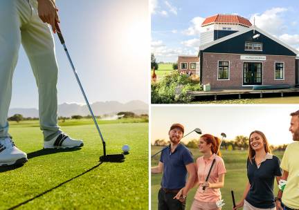 Greenfee voor 9 of 18 holes + evt. huur tas met golfballen