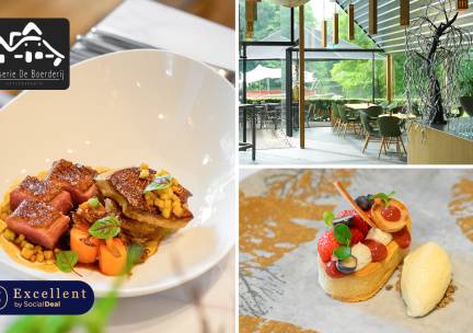 4-gangendiner van de chef bij Brasserie de Boerderij