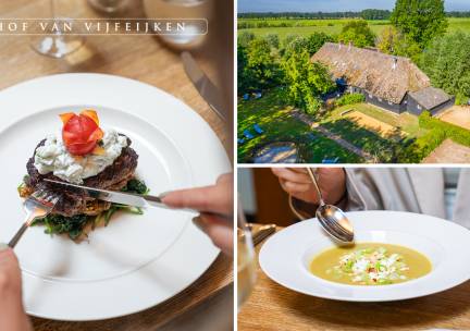 3-gangenlunch of 4-gangendiner van de chef + amuse in Boxtel