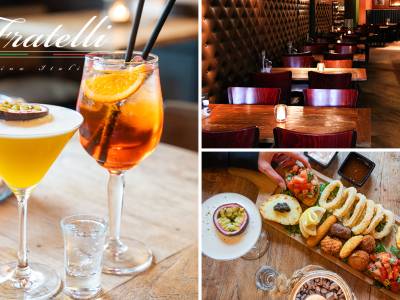 High cocktail + borrelplank bij Fratelli Delft