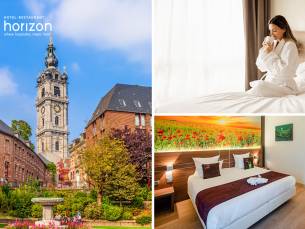 Overnachting voor 2 + ontbijt + welkomstdrankje in Hotel-Restaurant Horizon Ath-Lessines