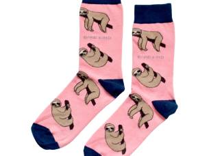 Save the Sloths Bamboo Socks | UK Adult 7-11