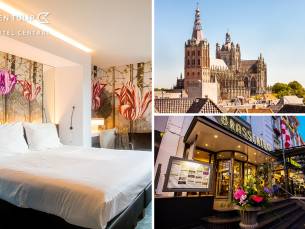 Overnachting voor 2 + ontbijt + borrelplank in hartje Den Bosch