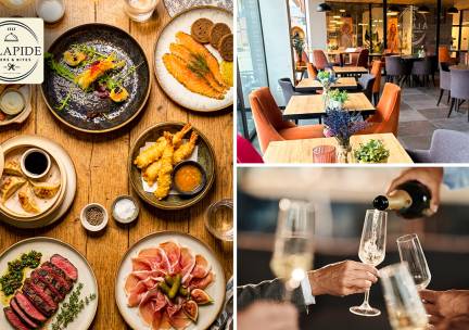 All-You-Can-Eat Ã  la carte (2,5 uur, 40 gerechten) + aperitief bij A LAPIDE