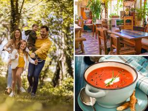Zoervleisj-wandeling + soep + zoervleisj-plateau met friet en salade bij Herberg Thijssen