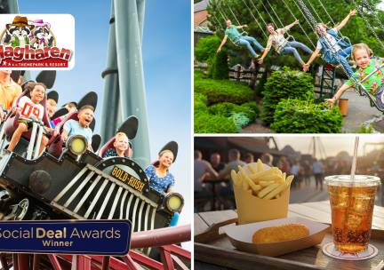 Entree voor Attractiepark Slagharen + evt. snack + friet + drankje